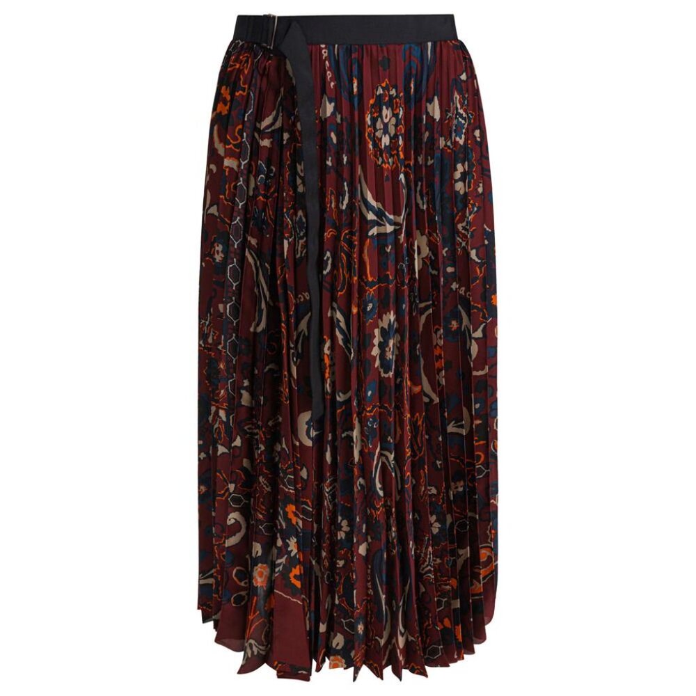 Sacai Floral Print Skirt tag size 2 Women